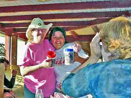 Cindy Davis and Adriana Catledge